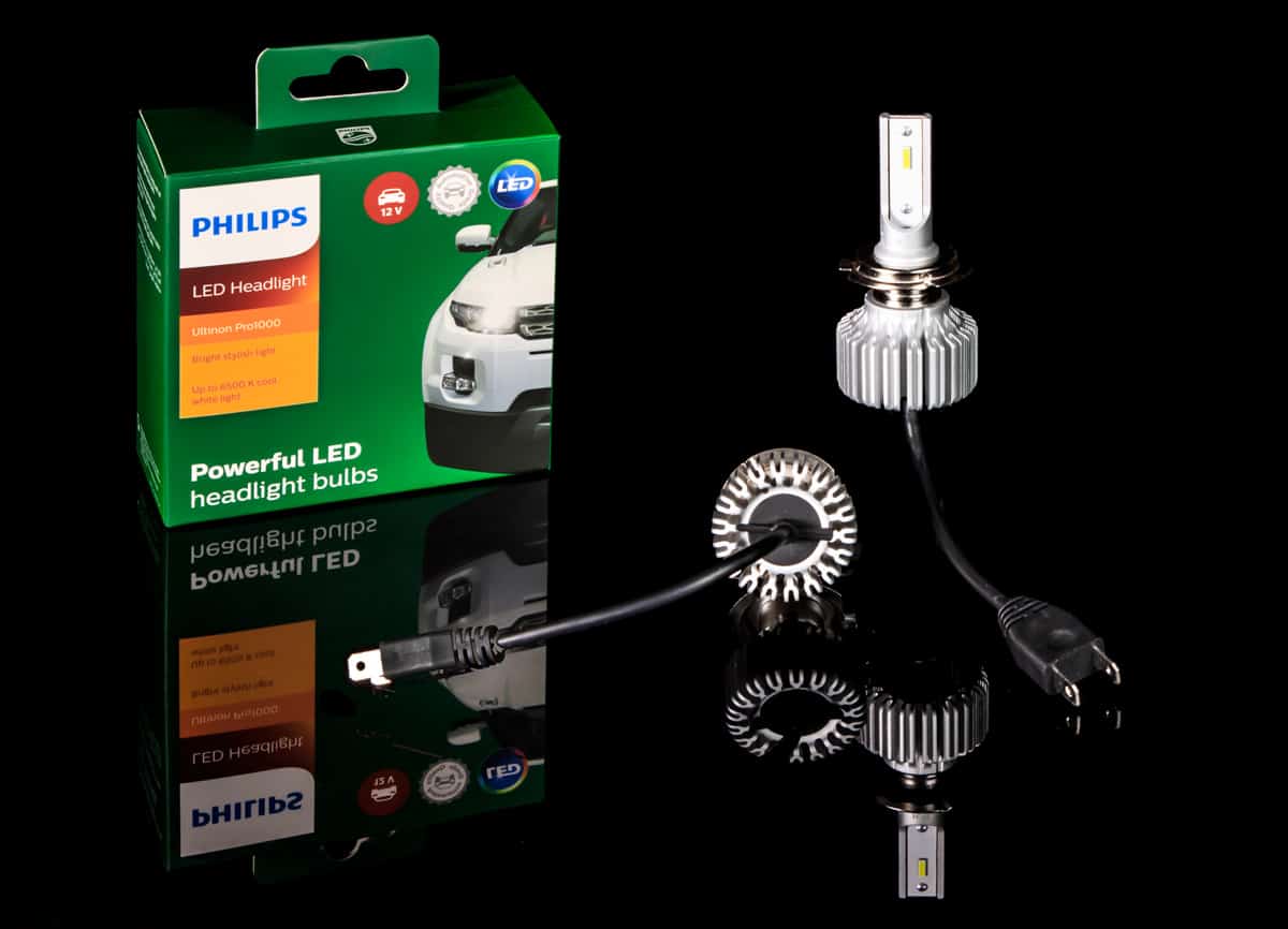 H7 Fanless LED Bulbs Phillips Set